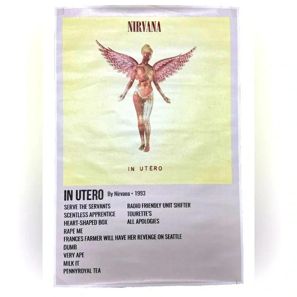 Nirvana - In  Utero - Canvas Poster - 16”w x 24”h - Picture 1 of 1